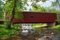 Roberts Covered Bridge in Preble County, Ohio Royalty Free Stock Photo